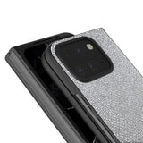 Google Pixel 9 Pro Fold Rhinestone Tekstur Hybrid Cover - Sølv