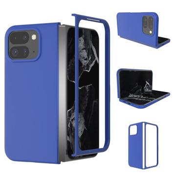 Google Pixel 9 Pro Fold Gummibelagt Plastik Cover - Blå