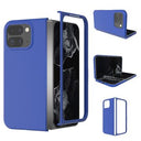 Google Pixel 9 Pro Fold Gummibelagt Plastik Cover - Blå