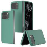 Google Pixel 9 Pro Fold Gummibelagt Plastik Cover - Grøn