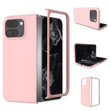 Google Pixel 9 Pro Fold Gummibelagt Plastik Cover - Pink