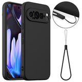 Google Pixel 9 Pro Liquid Silikone Cover - MagSafe Kompatibel - Sort
