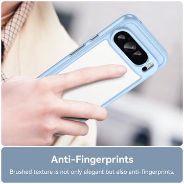 Google Pixel 9 Pro XL Anti-Shock Hybrid Cover - Blå