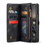 Google Pixel 9 Pro XL Caseme 008 2-i-1 Multifunktionel Pung - Sort