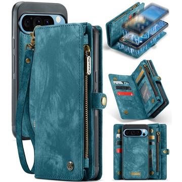 Google Pixel 9 Pro XL Caseme 008 2-i-1 Multifunktionel Pung - Blå