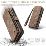 Google Pixel 9 Pro XL Caseme 008 2-i-1 Multifunktionel Pung - Brun