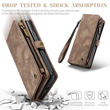 Google Pixel 9 Pro XL Caseme 008 2-i-1 Multifunktionel Pung - Brun
