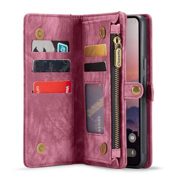 Google Pixel 9 Pro XL Caseme 008 2-i-1 Multifunktionel Pung - Rød