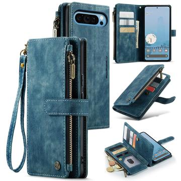 Google Pixel 9 Pro XL Caseme C30 Multifunktionel Pung - Blå