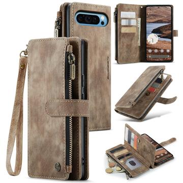Google Pixel 9 Pro XL Caseme C30 Multifunktionel Pung - Brun