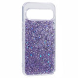 Google Pixel 9 Pro XL Glitter Flakes TPU Cover - Lilla