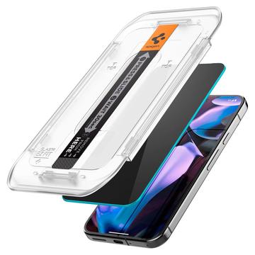Google Pixel 9 Pro XL Spigen Glas.tR Ez Fit Privacy Skærmbeskyttelse Hærdet Glas - 2 Stk.