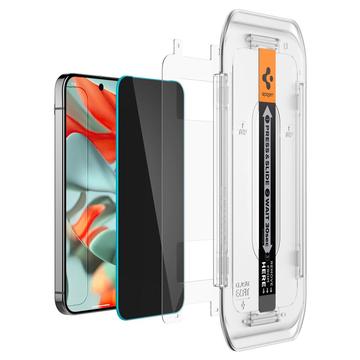 Google Pixel 9 Pro XL Spigen Glas.tR Ez Fit Privacy Skærmbeskyttelse Hærdet Glas - 2 Stk.