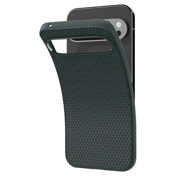 Google Pixel 9 Pro XL Spigen Liquid Air TPU Cover - Mørkegrøn