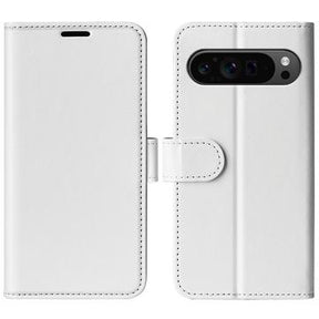 Google Pixel 9 Pro XL Pung Taske med Magnetisk Lukning - Hvid