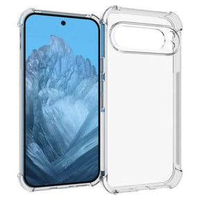Google Pixel 9/9 Pro Stødtæt TPU Cover - Gennemsigtig