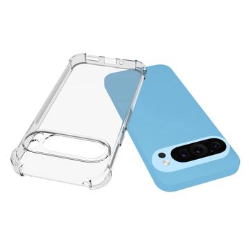 Google Pixel 9/9 Pro Stødtæt TPU Cover - Gennemsigtig