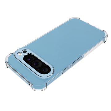 Google Pixel 9/9 Pro Stødtæt TPU Cover - Gennemsigtig