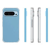 Google Pixel 9/9 Pro Stødtæt TPU Cover - Gennemsigtig