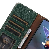 Google Pixel 9/9 Pro Læderpung med RFID - Grøn