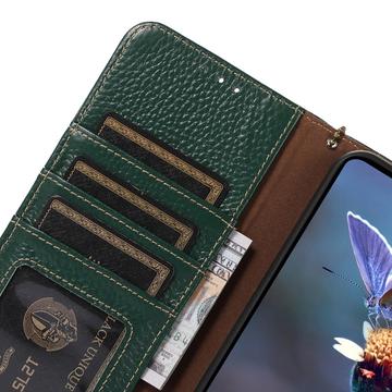 Google Pixel 9/9 Pro Læderpung med RFID - Grøn