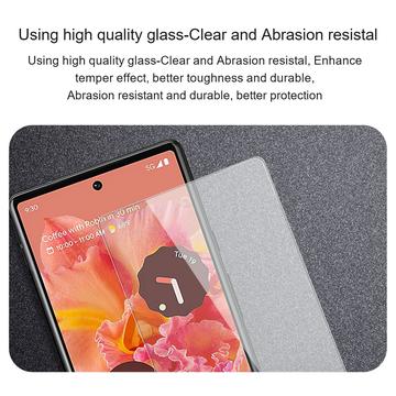 Google Pixel 9a Amorus Skærmbeskyttelse Hærdet Glas