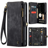 Google Pixel 9a Caseme 008 2-i-1 Multifunktionel Pung - Sort