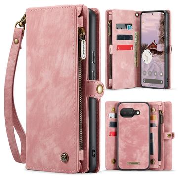 Google Pixel 9a Caseme 008 2-i-1 Multifunktionel Pung - Pink