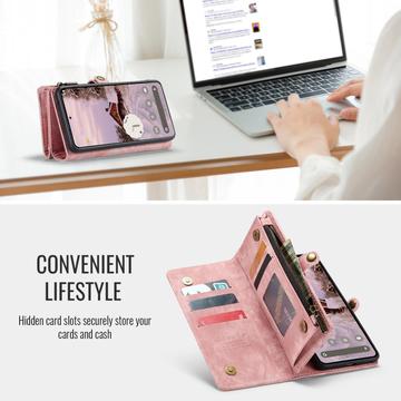 Google Pixel 9a Caseme 008 2-i-1 Multifunktionel Pung - Pink