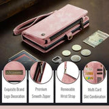 Google Pixel 9a Caseme 008 2-i-1 Multifunktionel Pung - Pink