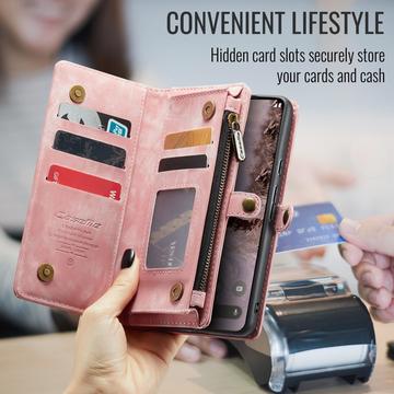 Google Pixel 9a Caseme 008 2-i-1 Multifunktionel Pung - Pink