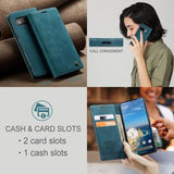 Google Pixel 9a Caseme 013 Series Pung - Blå