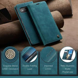 Google Pixel 9a Caseme 013 Series Pung - Blå