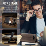 Google Pixel 9a Caseme 013 Series Pung - Kaffe