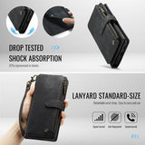 Google Pixel 9a Caseme C30 Multifunktionel Pung - Sort