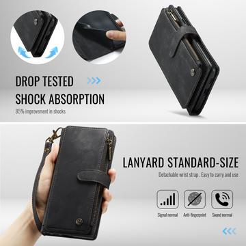 Google Pixel 9a Caseme C30 Multifunktionel Pung - Sort