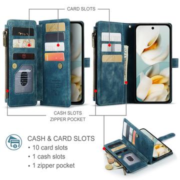 Google Pixel 9a Caseme C30 Multifunktionel Pung - Blå