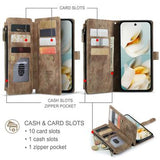 Google Pixel 9a Caseme C30 Multifunktionel Pung - Brun