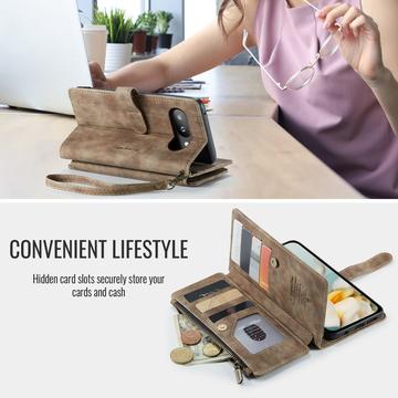 Google Pixel 9a Caseme C30 Multifunktionel Pung - Brun