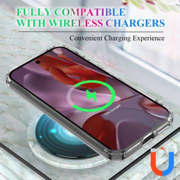 Google Pixel 9a Hybrid Cover - MagSafe Kompatibel - Gennemsigtig