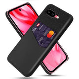 Google Pixel 9a KSQ Cover med Kortholder - Sort