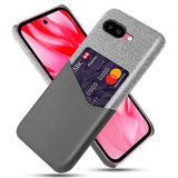 Google Pixel 9a KSQ Cover med Kortholder - Grå