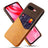 Google Pixel 9a KSQ Cover med Kortholder - Orange