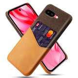 Google Pixel 9a KSQ Cover med Kortholder - Orange