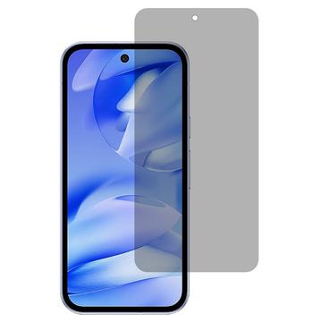 Google Pixel 9a Privacy Full Cover Skærmbeskyttelse Hærdet Glas - Sort Kant