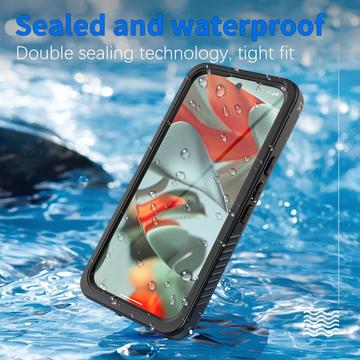 Google Pixel 9a Redpepper FS IP68 Vandtæt Cover - Sort