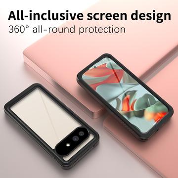 Google Pixel 9a Redpepper FS IP68 Vandtæt Cover - Sort