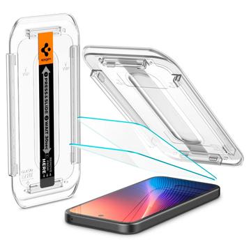 Google Pixel 9a Spigen Glas.tR Ez Fit Skærmbeskyttelse Hærdet Glas - 2 Stk.