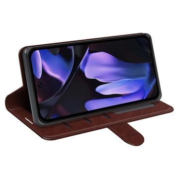 Google Pixel 9a Pung med Magnetisk Lukning - brun