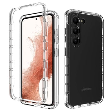 Samsung Galaxy S23 5G Gradient Series Hybrid Cover - Gennemsigtig